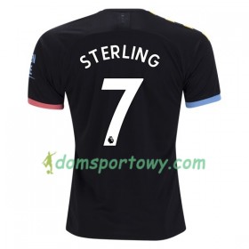 Koszulka Manchester City Sterling 7 Wyjazdowe Koszulki Piłkarskie 2019-2020 Krótki Rękaw 